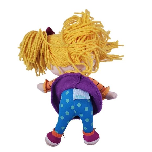Vintage Nickelodeon Rugrats ANGELICA PICKLES 11" Tall Plush Stuff Doll - Picture 6 of 10